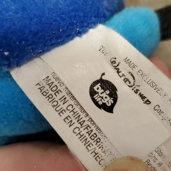 Disney PIXAR 7" A Bug's Life Francis Dim Beetle Plushie Plushy Stuff Animal TOY - Picture 7 of 10